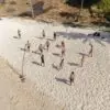 People playing Beach Volleyball on a Coron to El Nido expedition